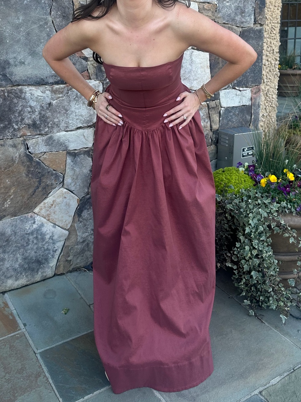 Strapless Ball Gown Dress - Picture 4 of 4